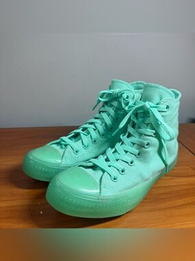 Converse Chuck Taylor All Star High Top Peppermint Green Lace Up W9